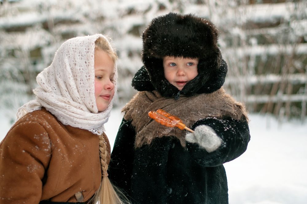 Дети на прогулке