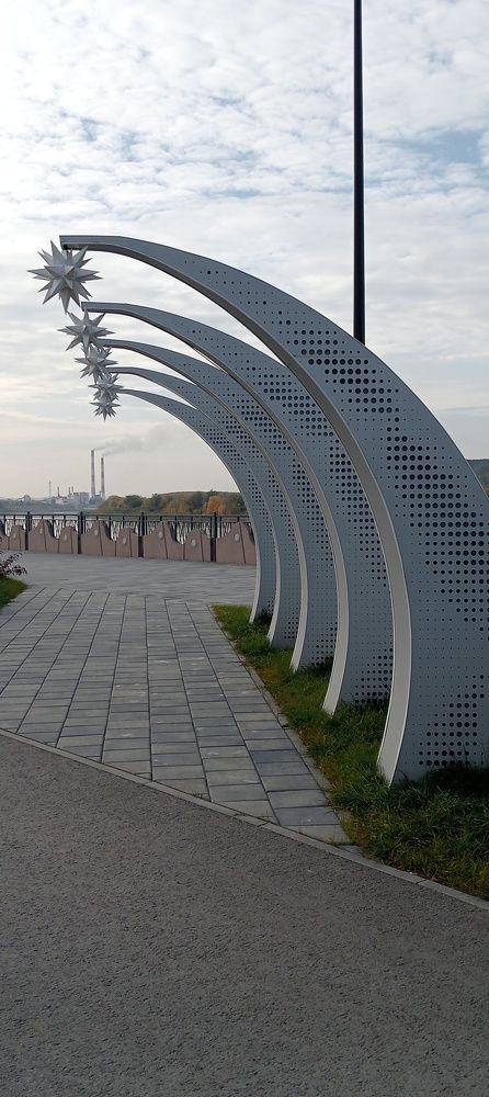Набережная на Московской площади Кузбасса