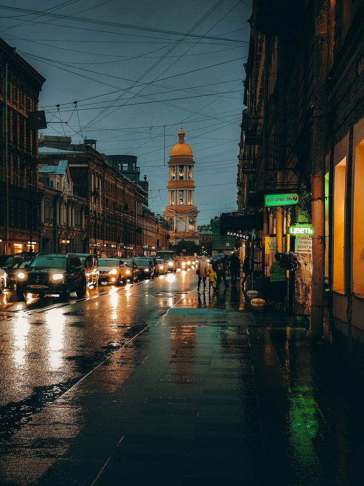 Пасмурный Петербург