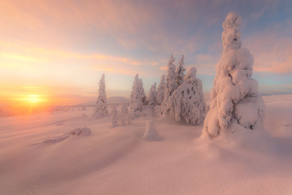 Снежный плед