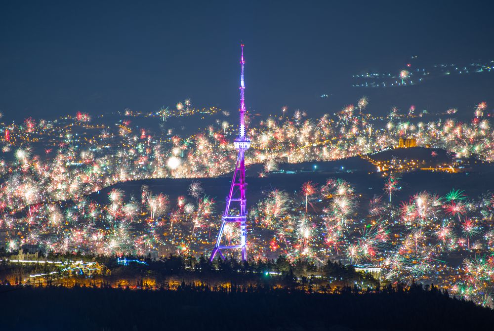 New Year's Night in Tbilisi
