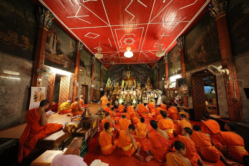 Храм в северном Таиланде. город Chiang Mai.