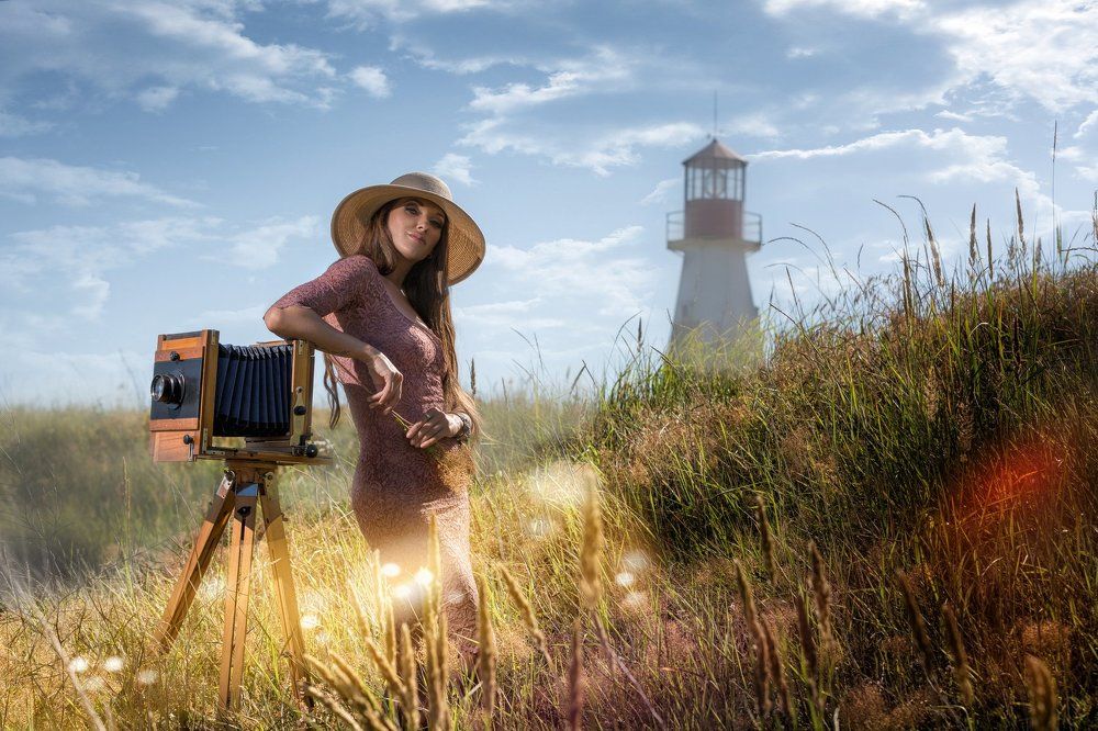 Beautiful photographer