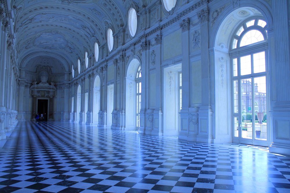 Галерея в королевском дворце Venaria Reale, Италия