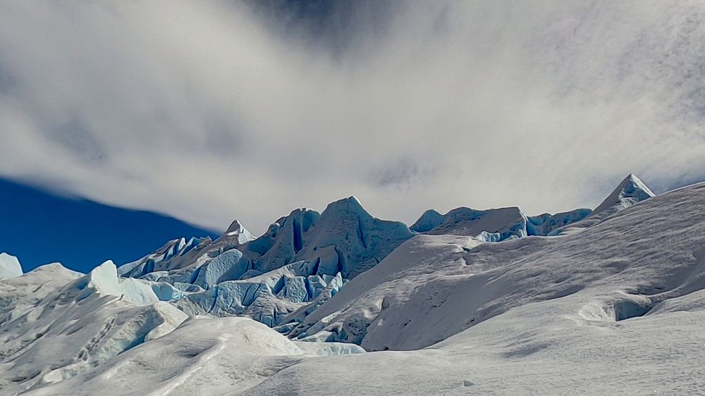 On the Glacier Perito Moreno