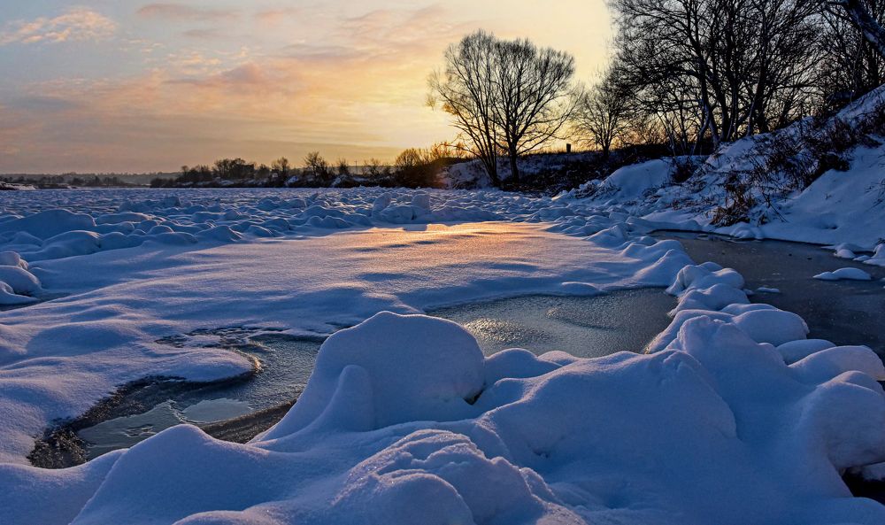 Зимний вечер.