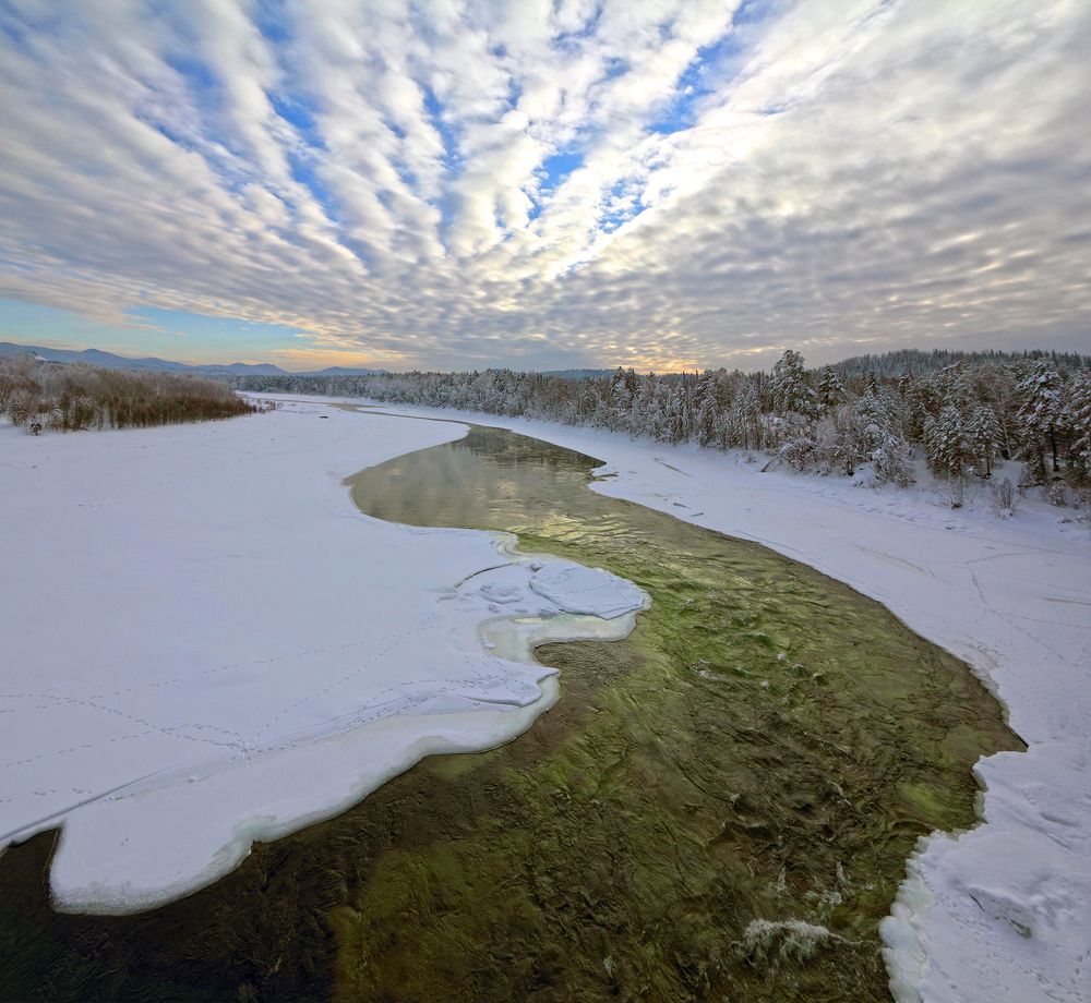 Вечер января...