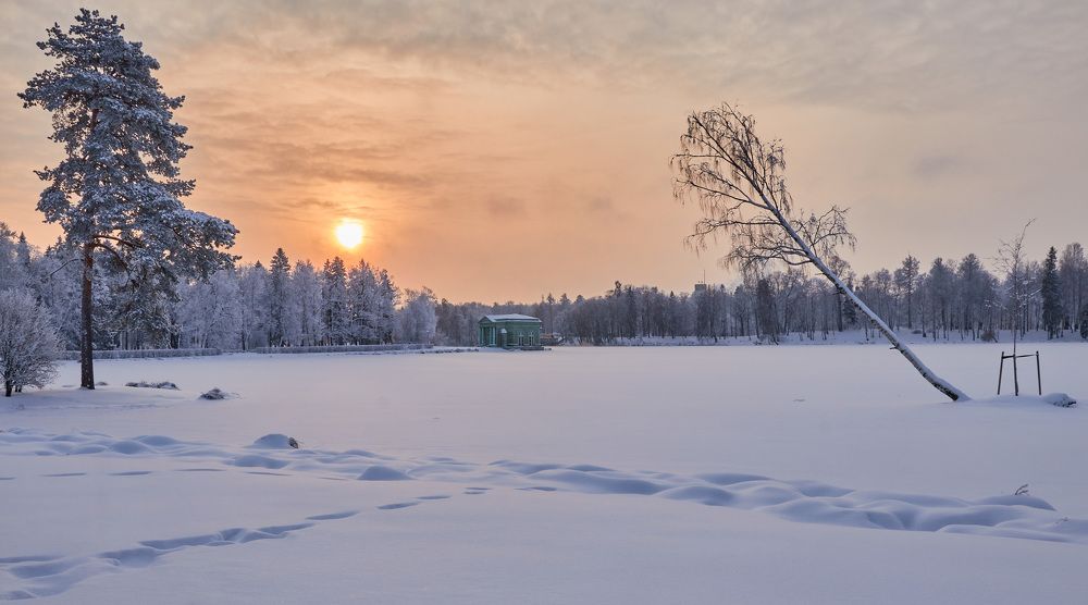 Зимний полдень...