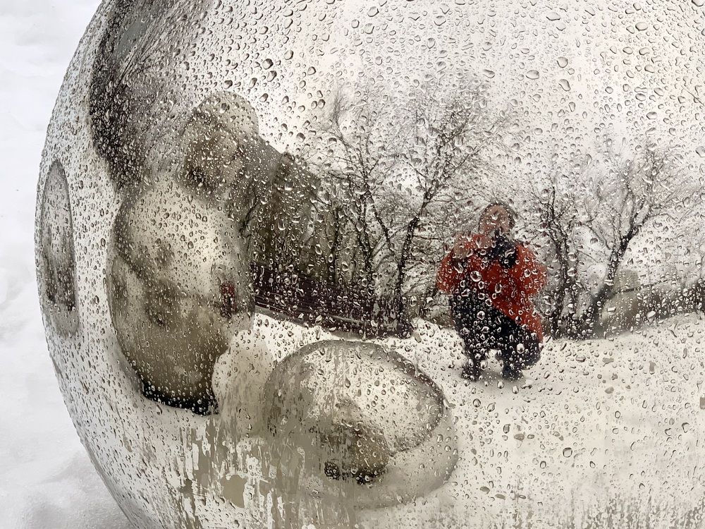 Зимний пейзаж. Оттепель