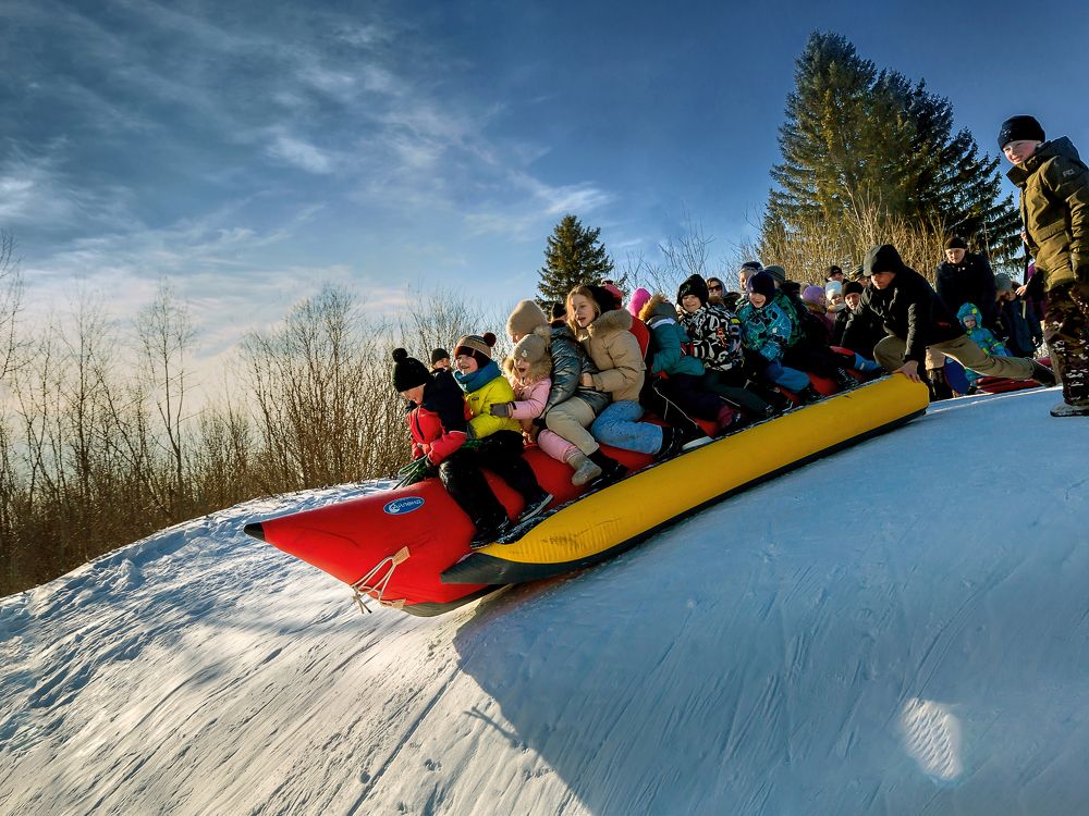 Крутой спуск.