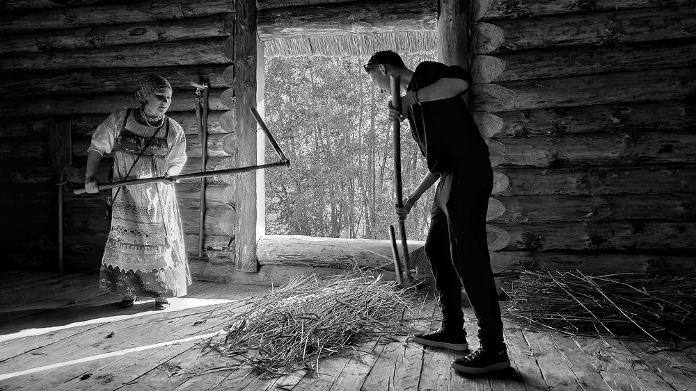 Пушкинская деревня. Гумно. Экскурсия