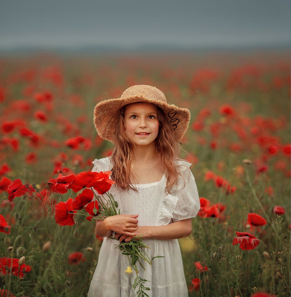 In a field of poppies