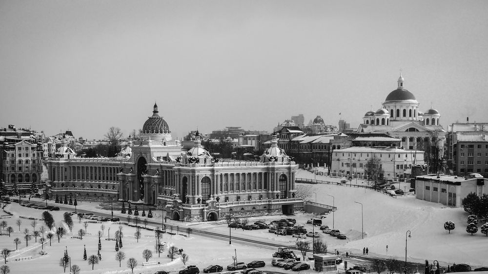 Казанские виды. Зима