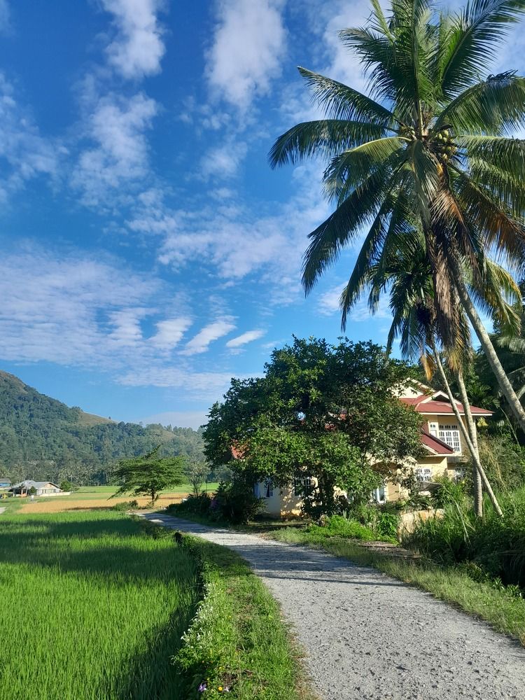 Allah Cloud and A Village View