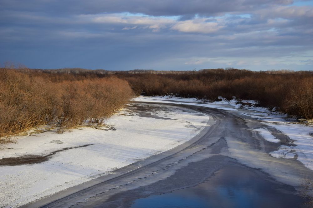 Зима на реке