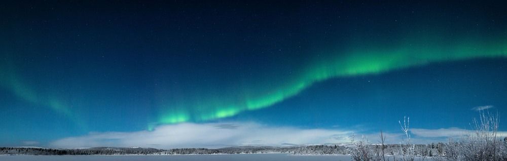 Северное сияние в Мурманской области