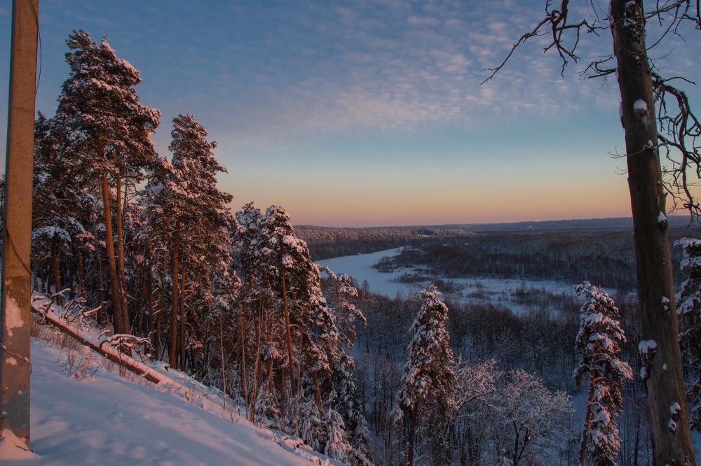 В последних лучах.