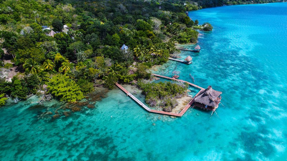 Лагуна Бакалар. Мексика