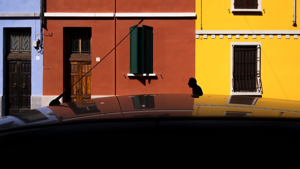 Blue, Red and Yellow