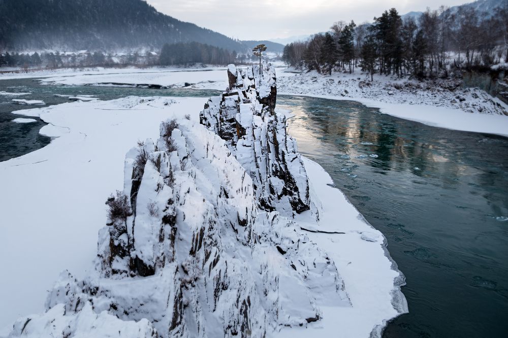 Зубы Дракона, река Катунь, Алтай