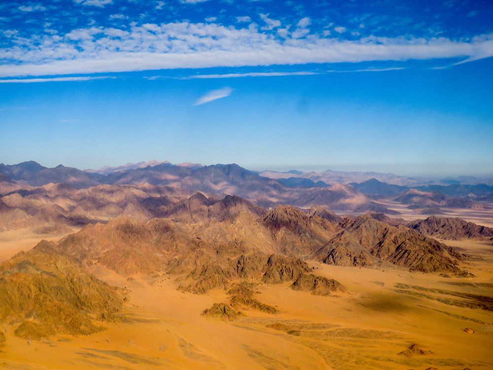 Mountains and Sinai Desert