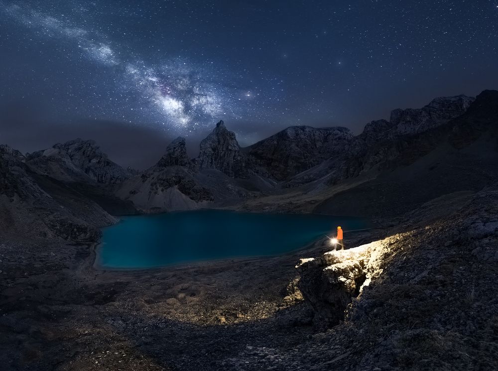 Milkyway above devil's horn