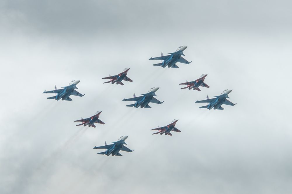 Russian Knights aerobatic team