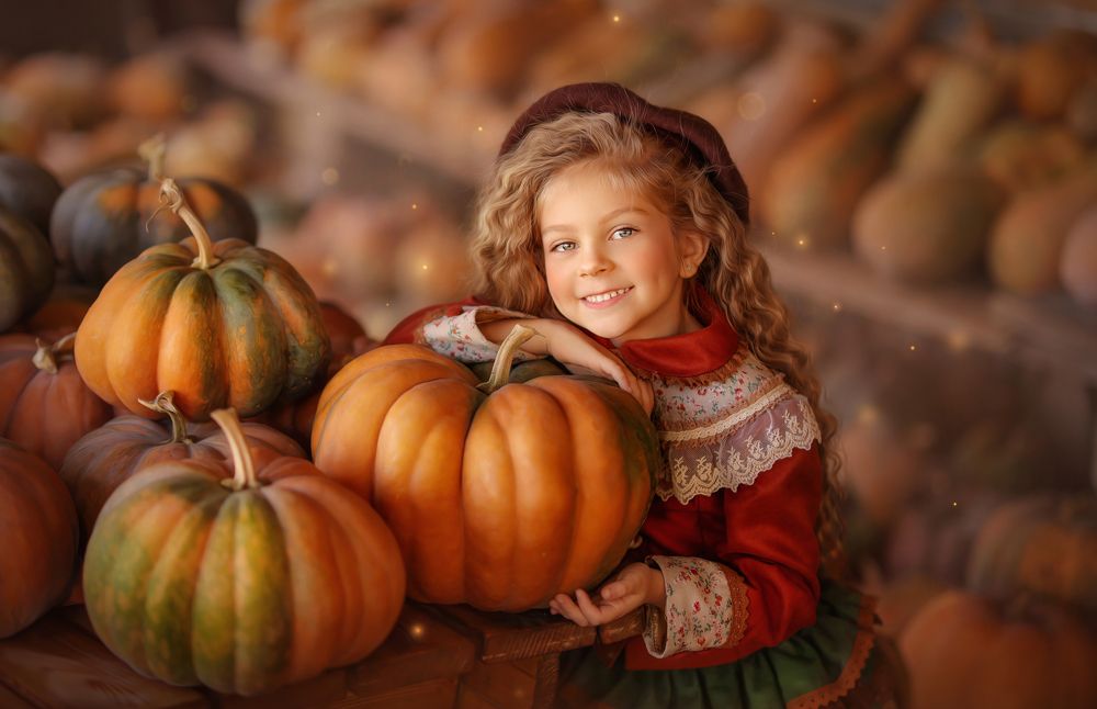 Лавка с тыквами