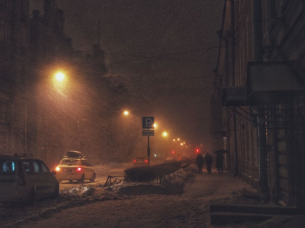 Утро в Петербурге