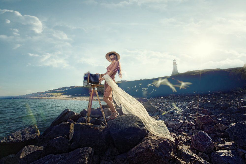 Beautiful photographer