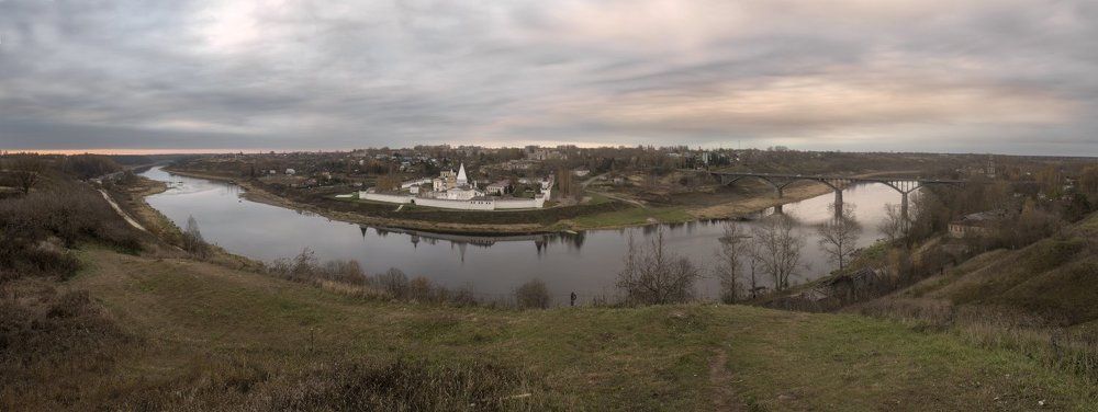 Волга,октябрь.