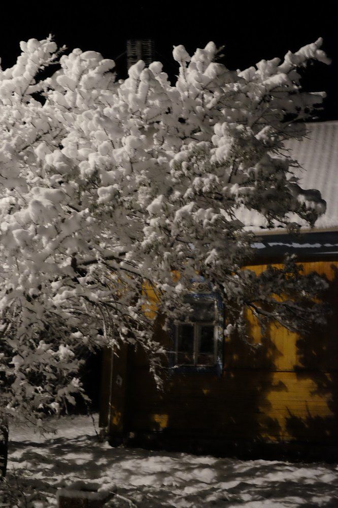 Снег в октябре