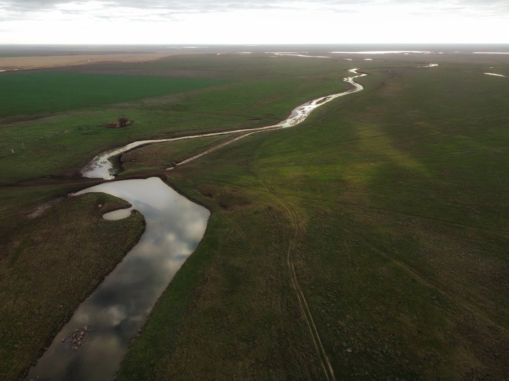 Степная река