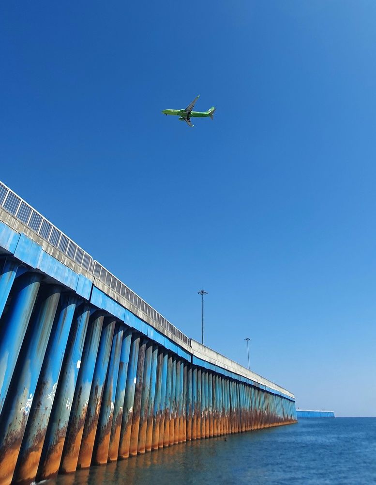 Зелёный на заход