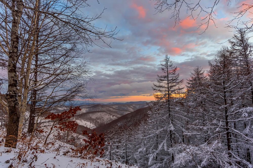 Вечер после первого снега