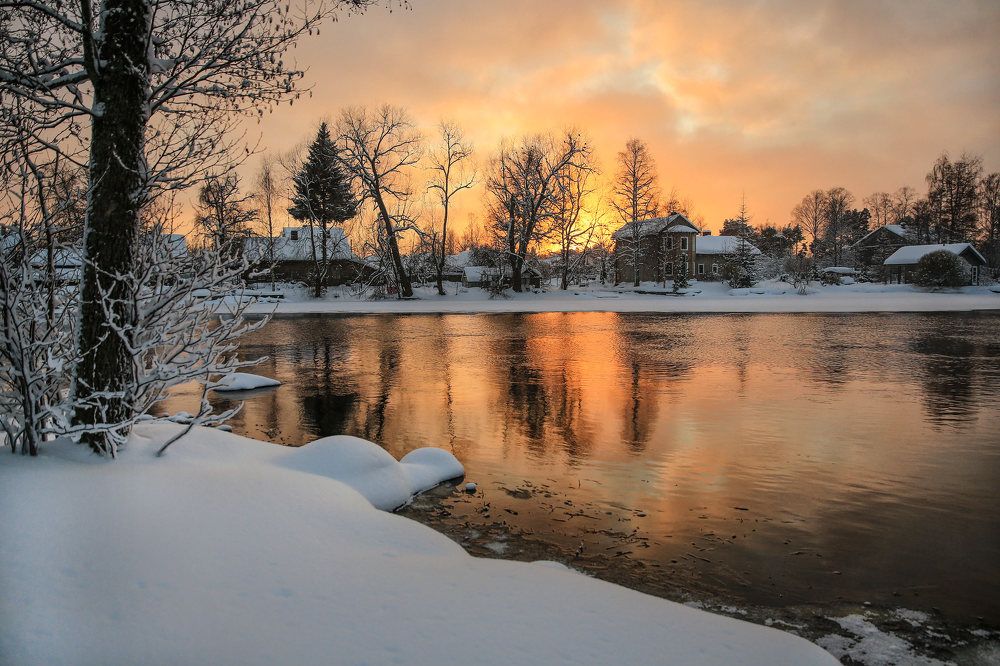 Зимний  Приозёрск.