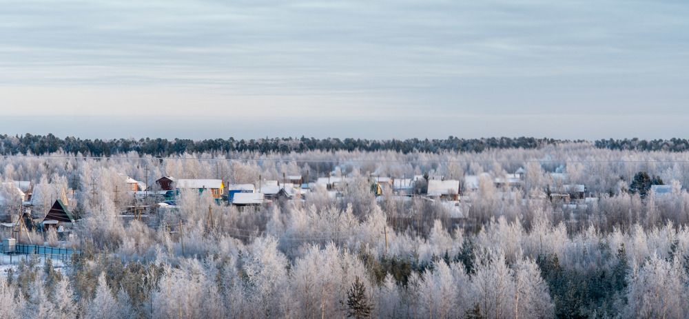 Деревня зимой