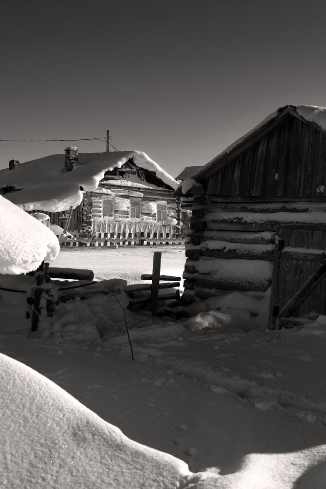 Зима в Кашкаранцах. Мурманская область.