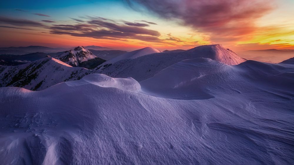 Sunrise on the ridge