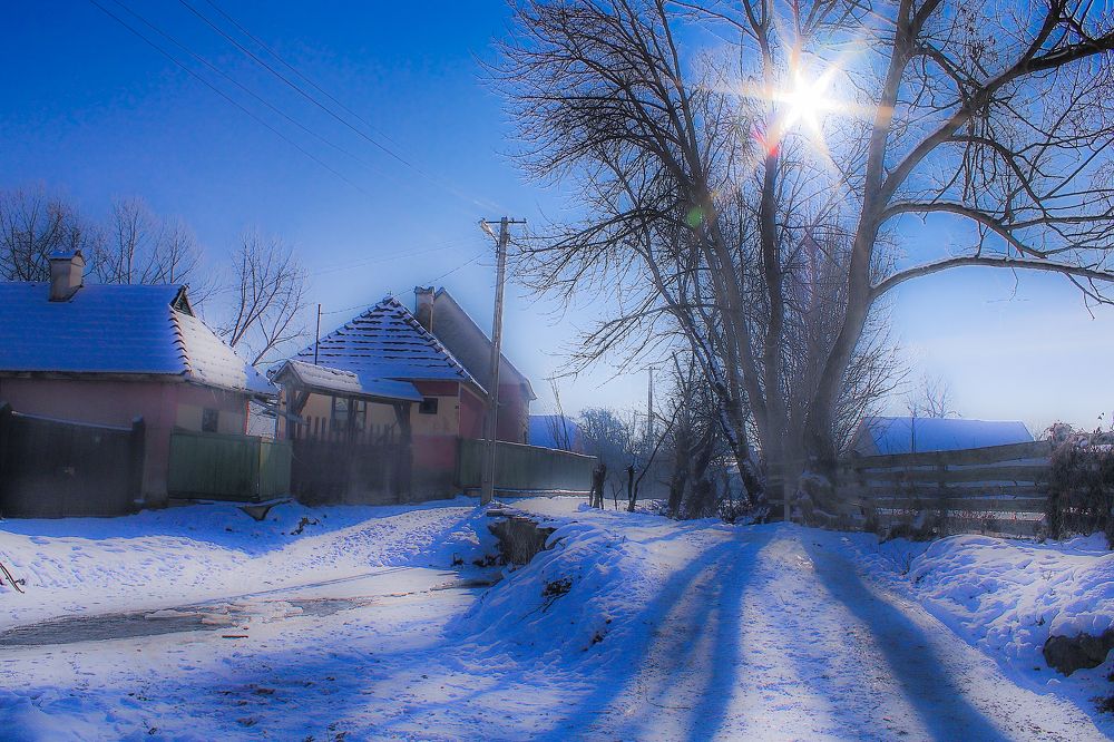 Winter in the village
