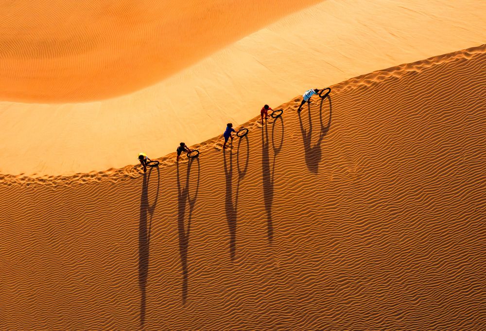 Hanging out on sandhill