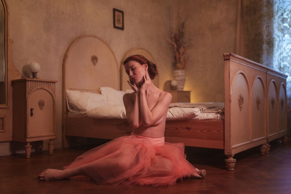 Ballerina after performance