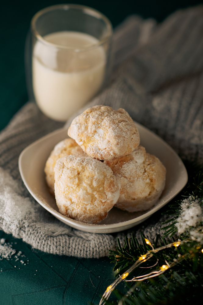 Лимонное мраморное печенье