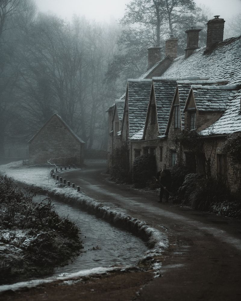 Bibury village,The Cotswold,England.