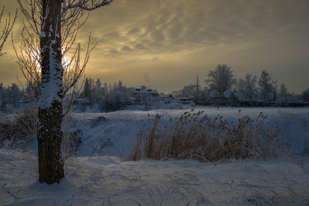 Вечер в деревне