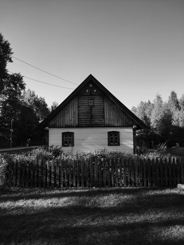 Wooden house in Podlasie