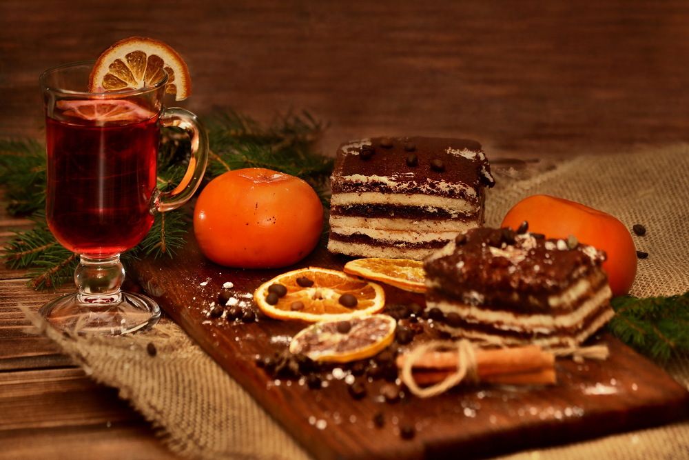 Уютный вечер и глинтвейн.