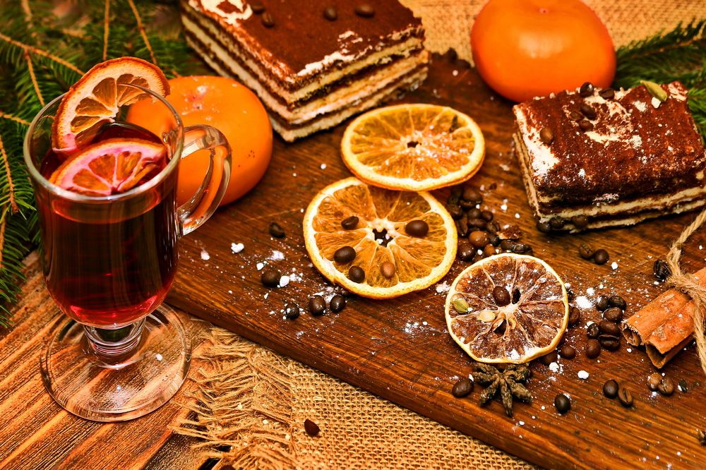 Уютный вечер и глинтвейн.