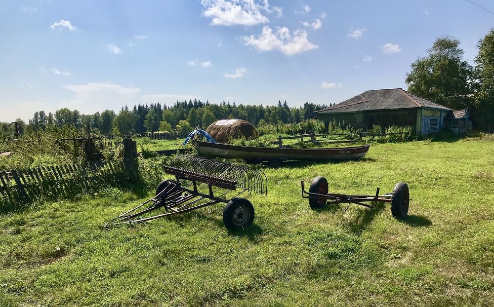 Деревня Усть-Анжа.