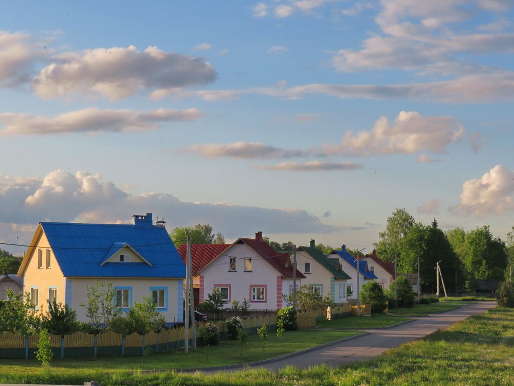 Houses in the village of Alexandria